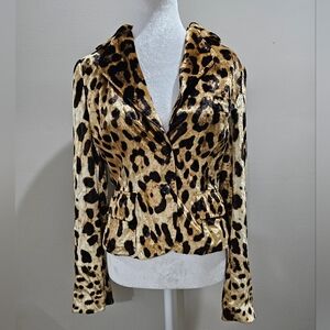 Dolce & Gabbana Animal Print Jacket